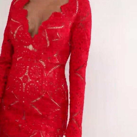 NWT ASOS love triangle all over lace - Picture 4 of 4